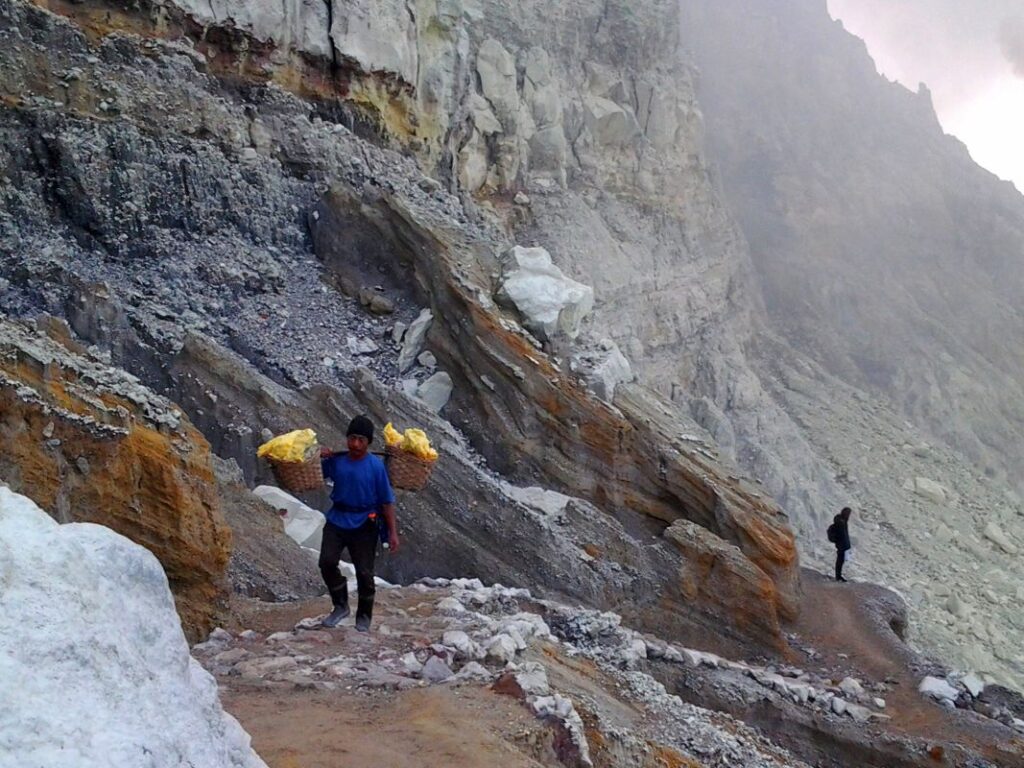 Hiking Mount Ijen in East Java