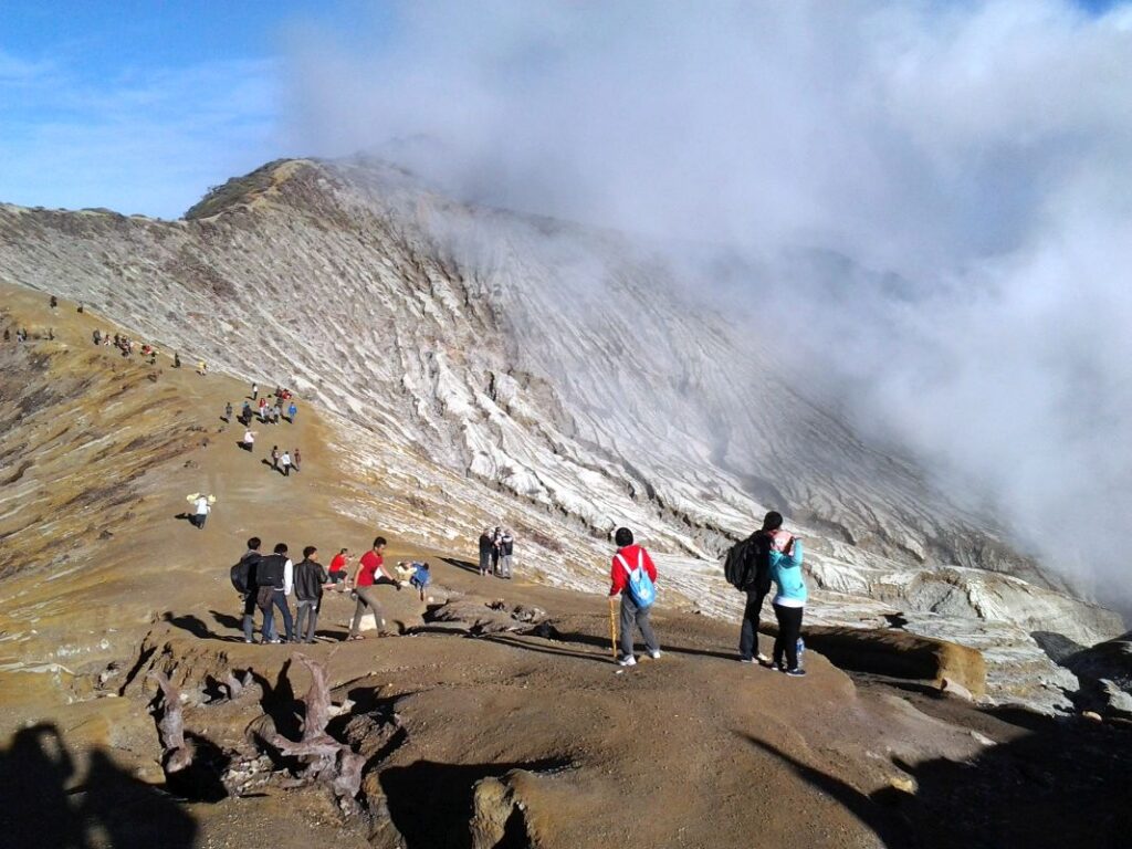 Hiking Mount Ijen in East Java