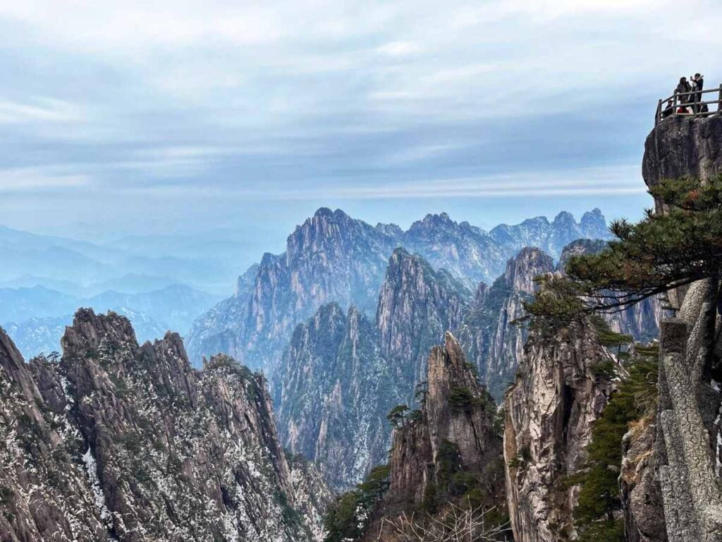 Hiking Huangshan Mountains – Avatar Yellow Mountains Scenic Area in China.