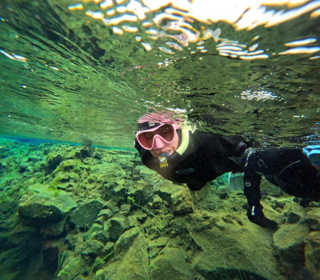 Snorkeling in Silfra Iceland – everything you need to know before snorkeling between two tectonic plates.